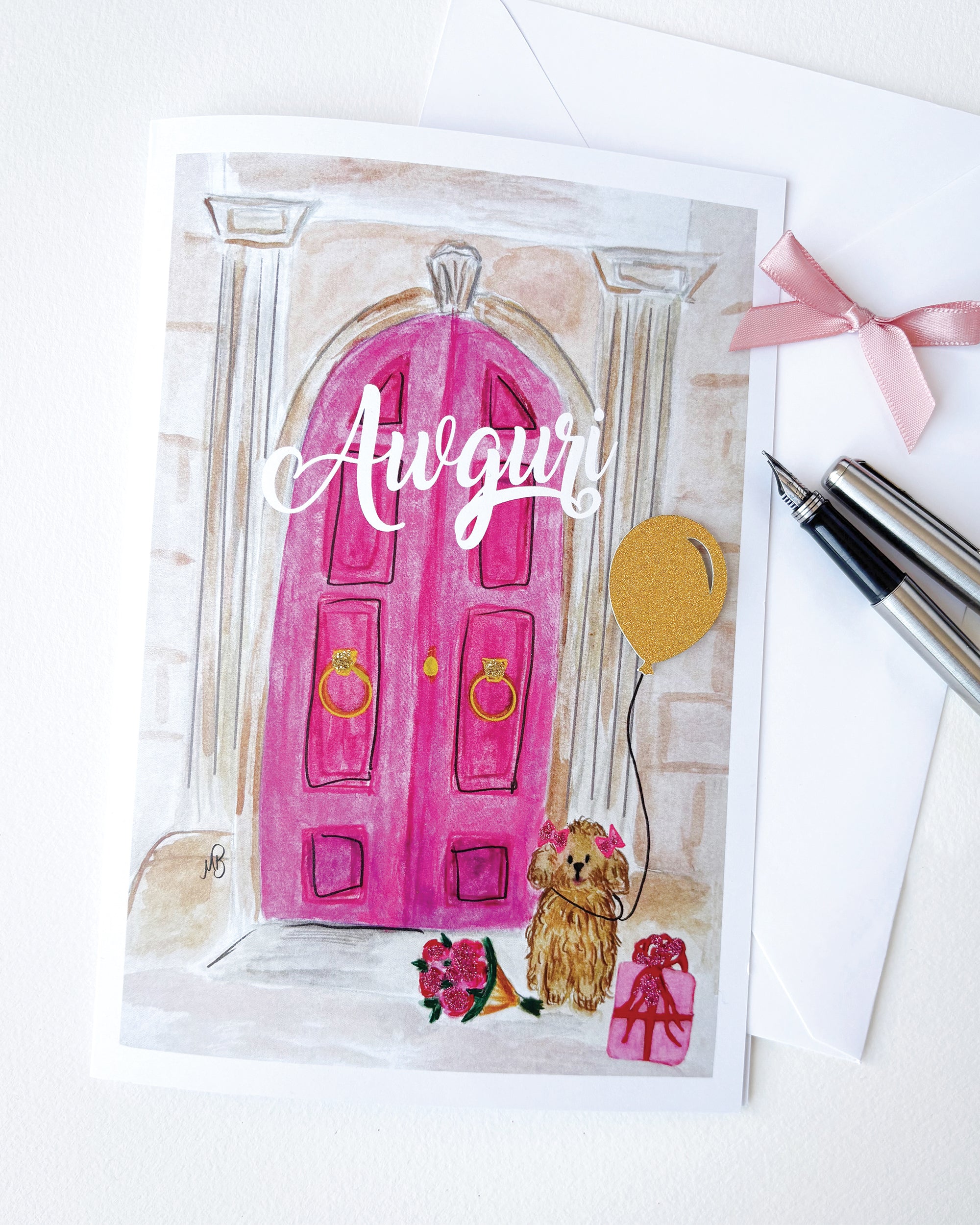 Pink Door Poodle