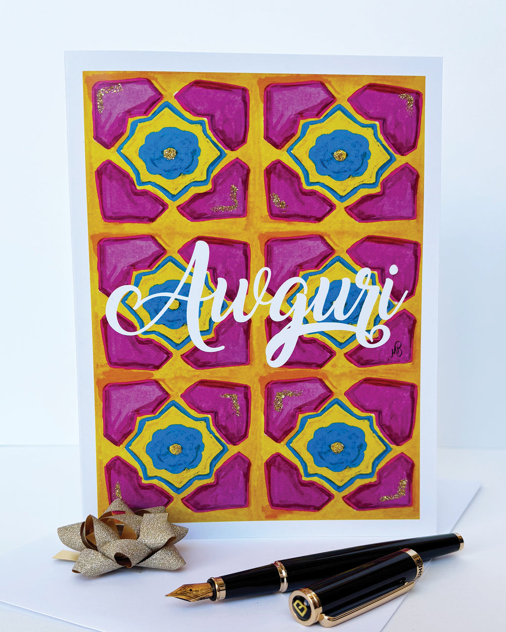 Maltese Mosaic in Purple
