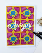 Maltese Mosaic in Purple